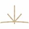 Ekena Millwork Alberta Rough Sawn Timber Gable Bracket, Douglas Fir, 108"W x 68"H x 2"D x 4"F, 15/12 Pitch GBW108X68X0204ALB00RDF - alternate 1